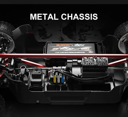 Hyper Go MJX 7303 1/7 RC Car 4WD 60KM/H Brushless High-Speed Off-Road Racing C3 Simulation Citroen Drift Car Climbing Car