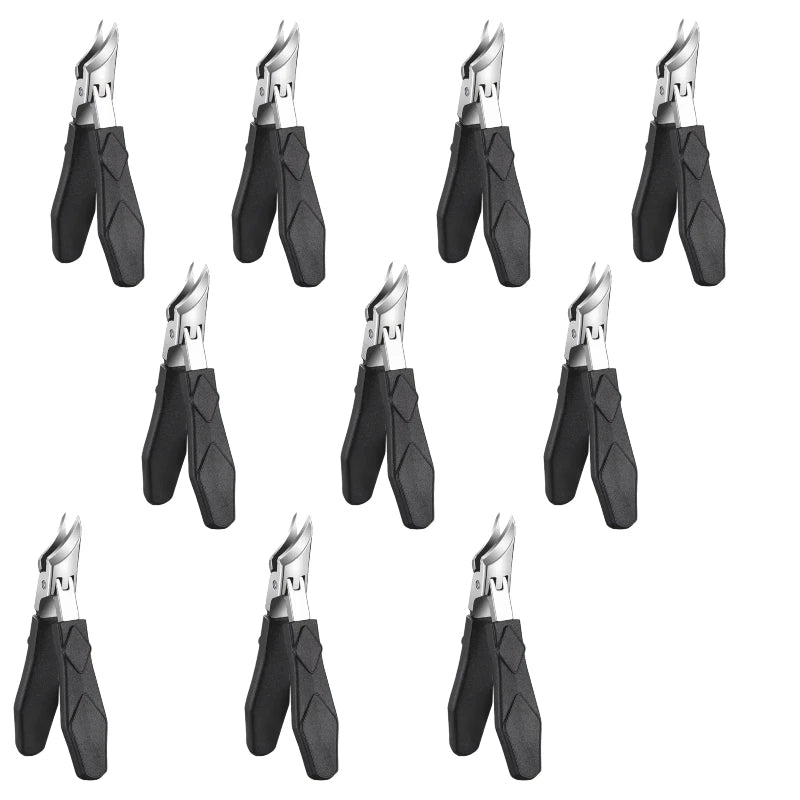 Professionell Tånagelklippare för Inväxta & Tjocka Naglar – Rostfritt Stål Podiatri Nipper, 1/2/5/10-pack