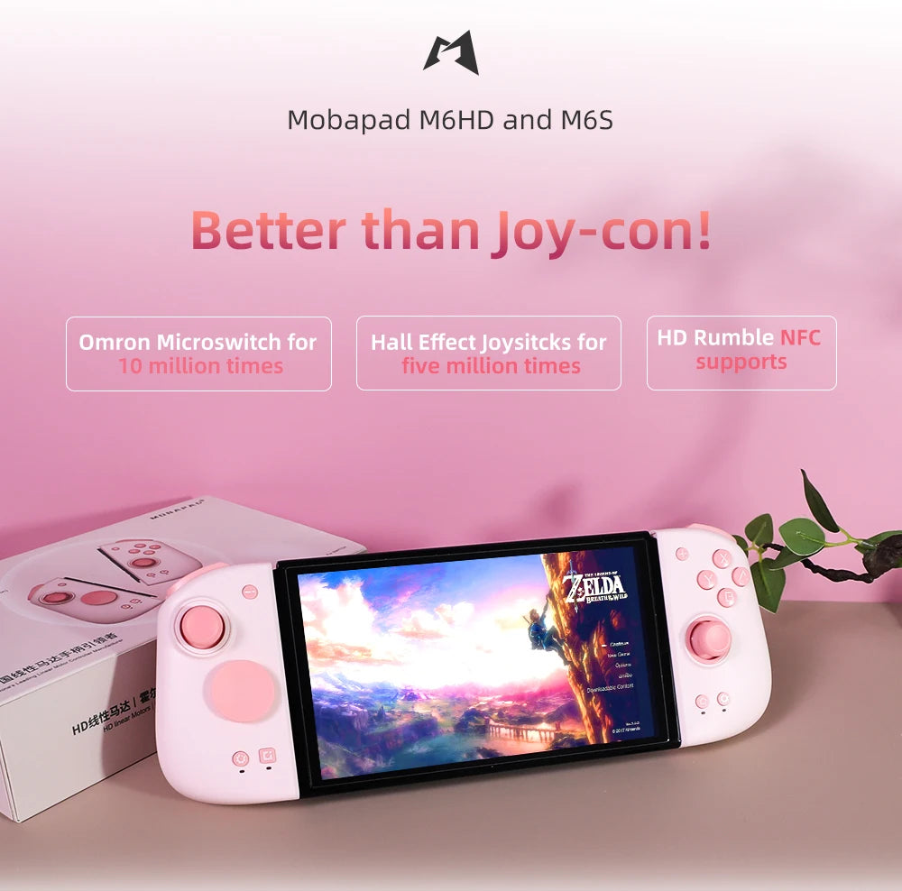 MOBAPAD M6 HD Gemini 2 Controller For Nintendo Switch OLED Joypad with Hall Joystick Console for Switch NS OLED Gamepad