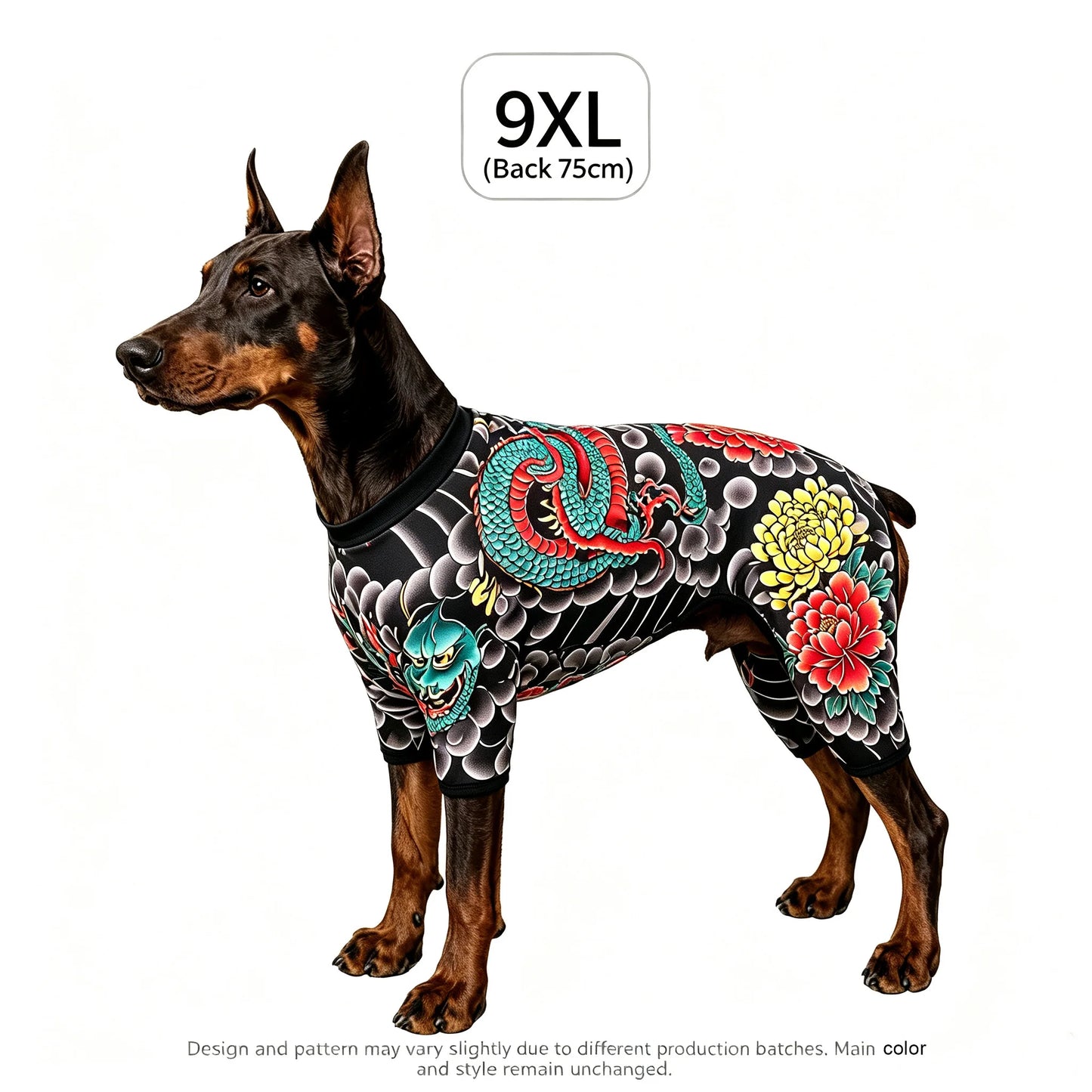 Streetwear Pet Tattoo Suit 4-Way Stretch Full Body Clothes S-10XL Comfortable Dog Cat Costume for Small to Large Pets