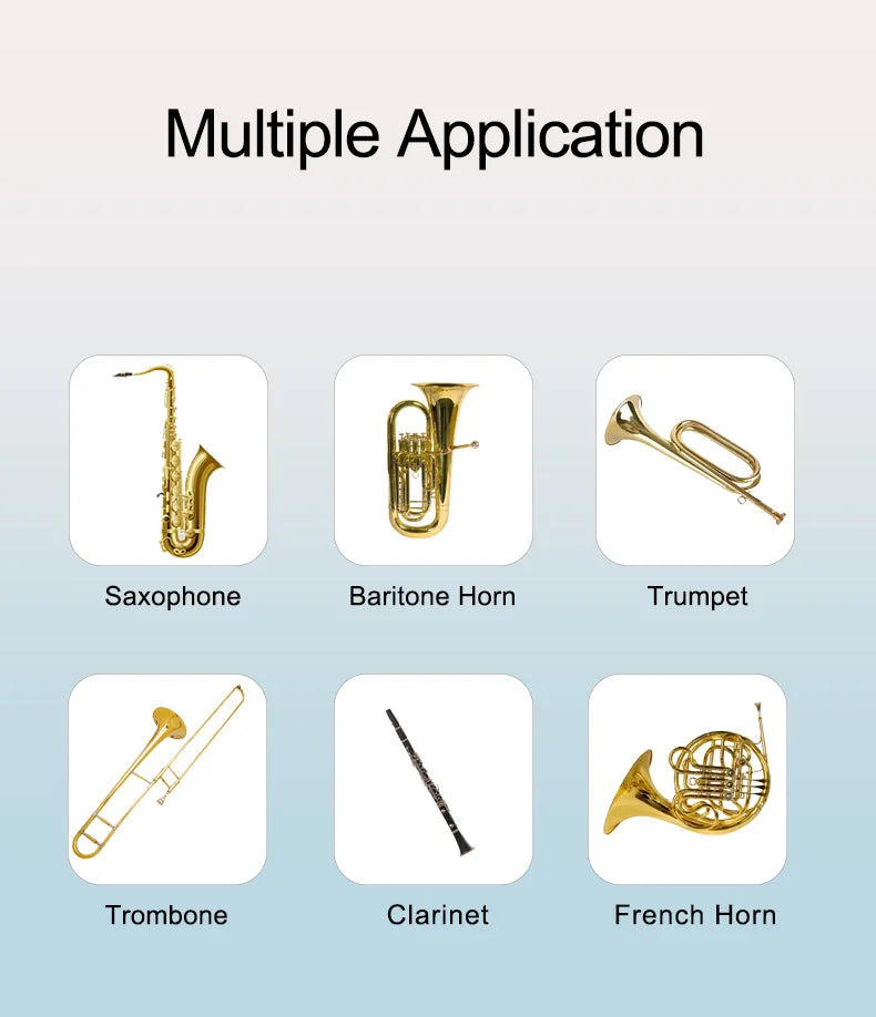 FREEBOSS Saxophone Microphone 3.5mm 3 Pin 4 PIN Trumpet Horn Trombone Clarinet Instruments Mic for Bodypack Transmitter IM-20-K