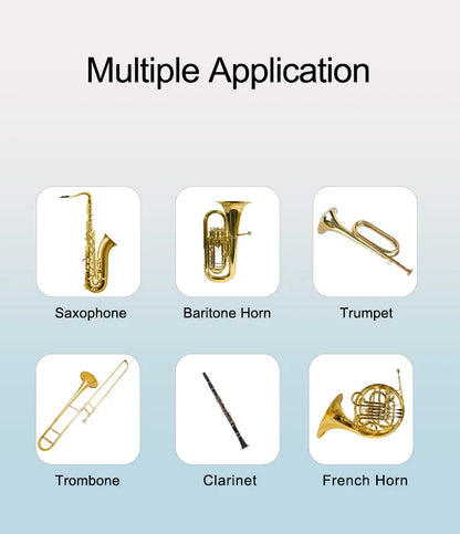 FREEBOSS Saxophone Microphone 3.5mm 3 Pin 4 PIN Trumpet Horn Trombone Clarinet Instruments Mic for Bodypack Transmitter IM-20-K