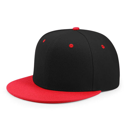 Unisex Cheap Custom Hip hop Flat Trucker Hats For Dance Caps Women Men Solid Color Adjustable Flat Bill Snpback Hat with Logo