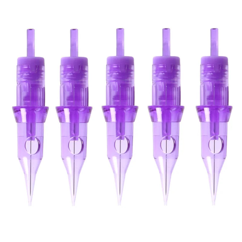 10Pcs/Lot Disposable Tattoo Cartridge Needles Pro Round Liner Disposable Sterilized Safety Tattoo Needle For Tattoo Machines