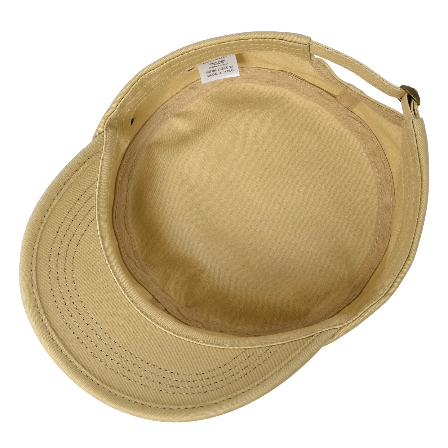 BOTVELA Men Women Cotton Twill Army Cap Adjustable Military Hat Vintage Flat Top Cap