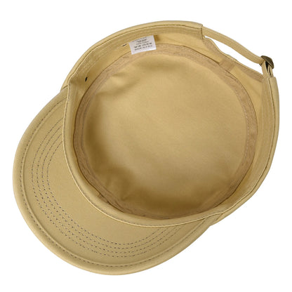 BOTVELA Men Women Cotton Twill Army Cap Adjustable Military Hat Vintage Flat Top Cap
