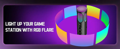 PUPGSIS Gaming USB Microphone, Noise Cancellation Condenser Mic with Mute, Gain, RGB Lights, Boom Arm Stand for Streaming, PC