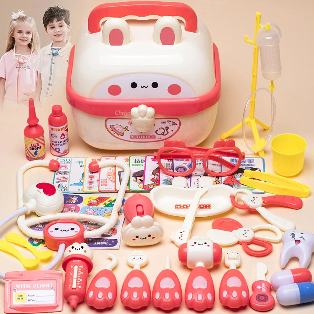 Doctor Toys for Kids 43/40/31PCS  Role Play Kit Medical Toys Hospital Nurse Dentist Educational Toy Gift for Boys Girls