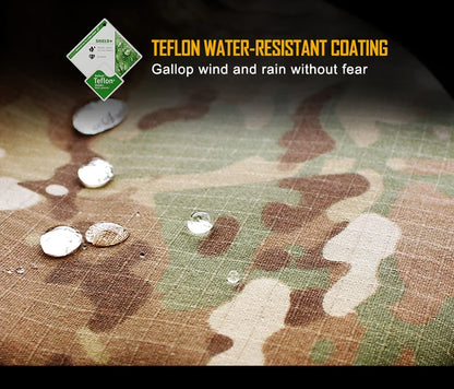 Multicam Tactical Pants +Pads Men Combat Trousers Work Camo Hunting Clothes Multi-pocket Breathable Wear-resisting Cargo Pants