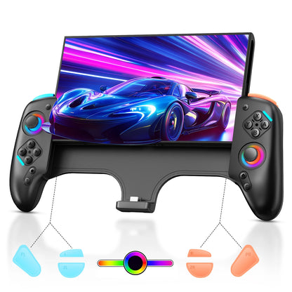 Gamepad For Nintendo Switch 2 Controller RGB 9-Axis Gyro Joypad W/ Dual Shock Turbo/Marco Programable Function Game Pad Joystick