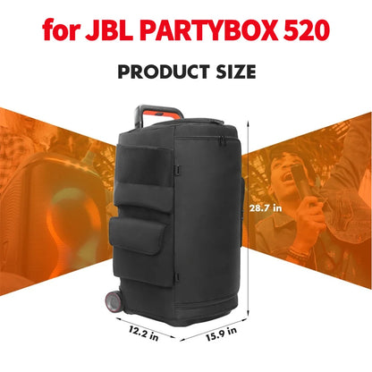 Speaker Dust Cover Waterproof Speaker Protective Cover Double-Sided Storage Bag for JBL PARTYBOX 310/320/110/120/520/710/1000