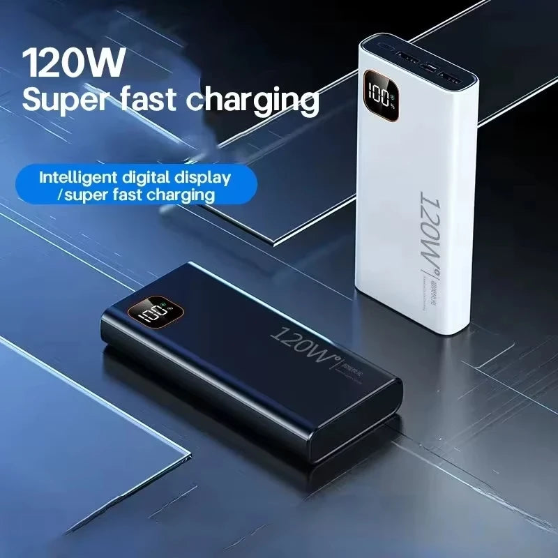 Redmi 500000mAh Large Capacity Power Bank Portable 120W Super Fast Charging External Battery Charger Powerbank For iPhone Xiaomi