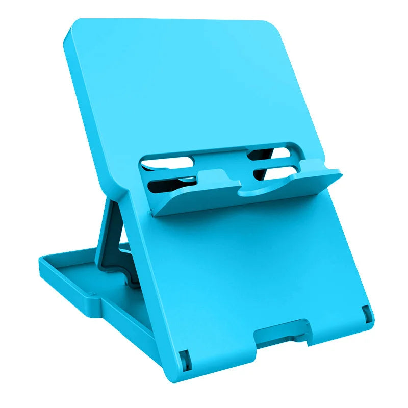 For Funda Nintendo Switch Lite Stand Foldable Bracket with 5 Game Cards Storage for Nintendo Switch OLED Console Display Rack