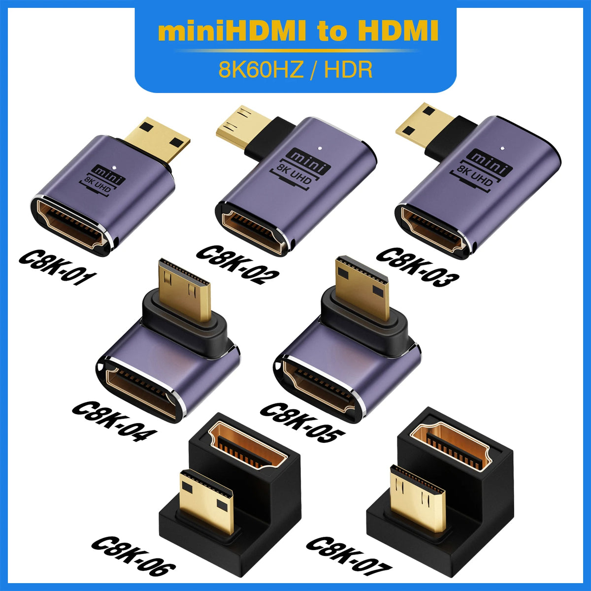 HDMI-förlängningsadapter hona till hona – 4K och 1080p
