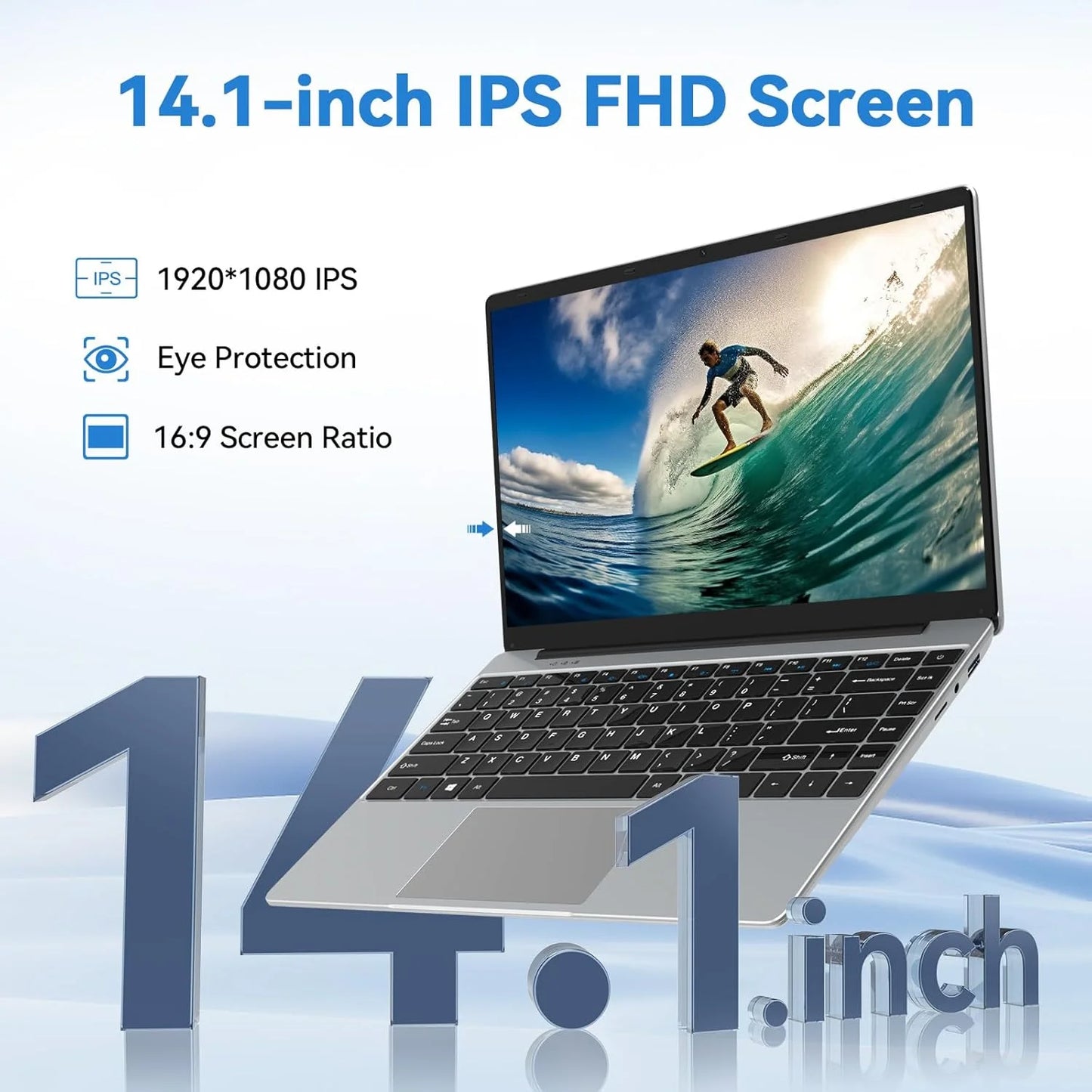 New 14.1" Gaming Laptop Intel Core i9-10980HK Win 11 Pro 32GB RAM 2TB SSD Ultra Slim Notebook Computer 1920x1080 FHD Office PC
