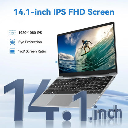 New 14.1" Gaming Laptop Intel Core i9-10980HK Win 11 Pro 32GB RAM 2TB SSD Ultra Slim Notebook Computer 1920x1080 FHD Office PC