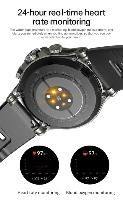 Q85 New 5G Popular Outdoors GPS Tracker Sports Smart Watch WIFI NFC SIM Card HD Video Call Music Player Waterproof Watch Men