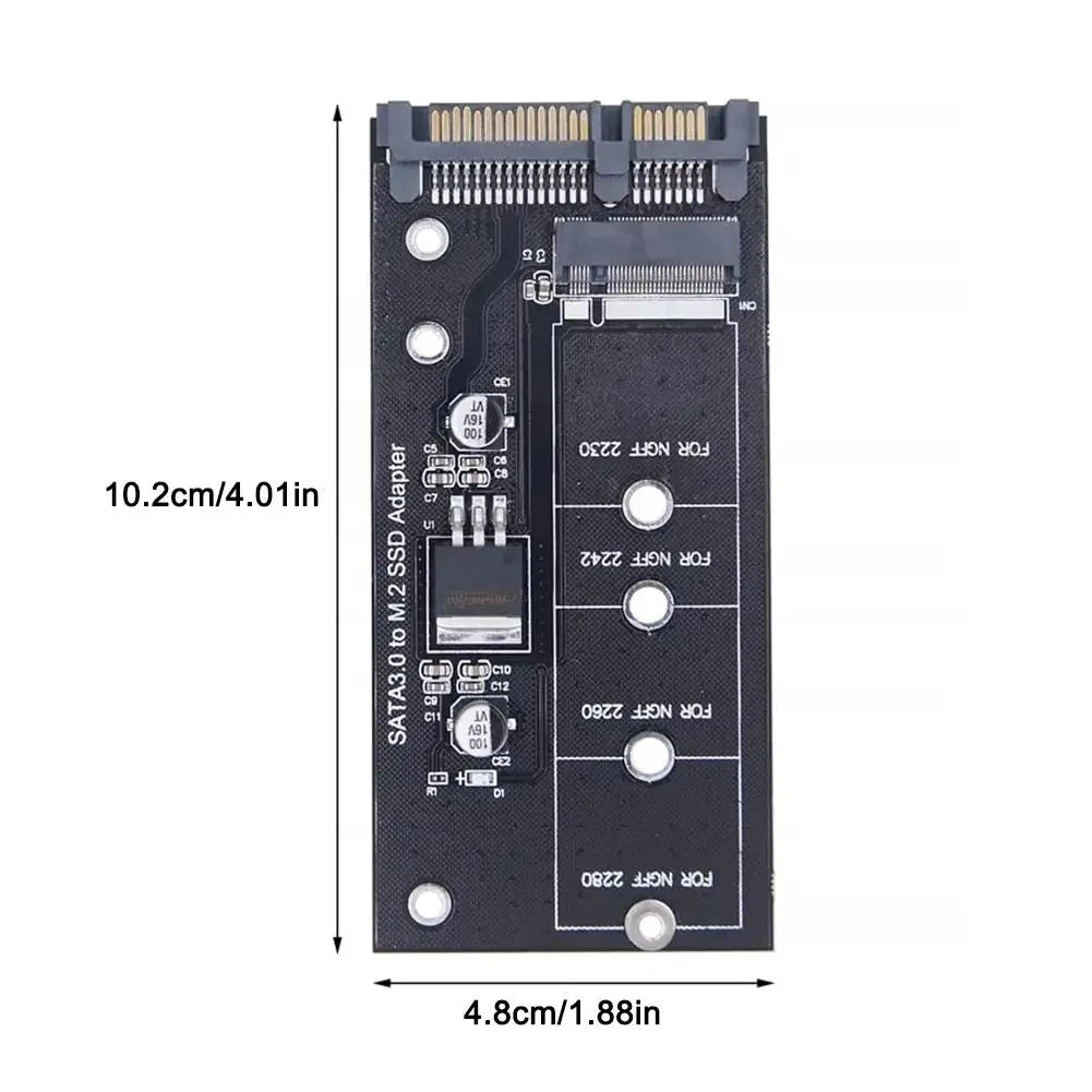 M.2 SATA/NGFF till SATA III-adapter – 6 Gbit/s