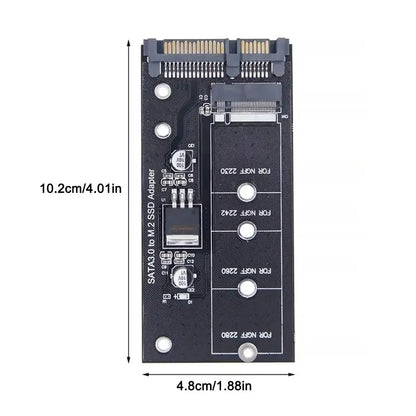 M.2 SATA/NGFF till SATA III-adapter – 6 Gbit/s