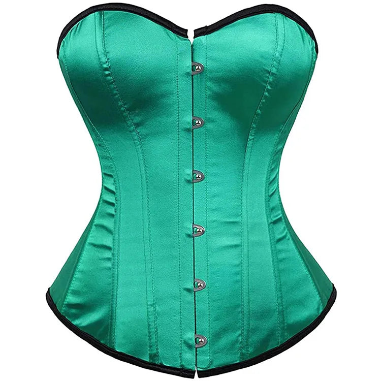 Sexig gotisk korsett shapewear dam steampunk snörning midjeträning