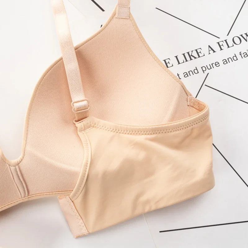 Seamless Bras for Women Push Up Bras No Wire Brassiere A B Cup Underwear Sexy Bralette Three Quarters(3/4 Cup)  Lingerie 2027
