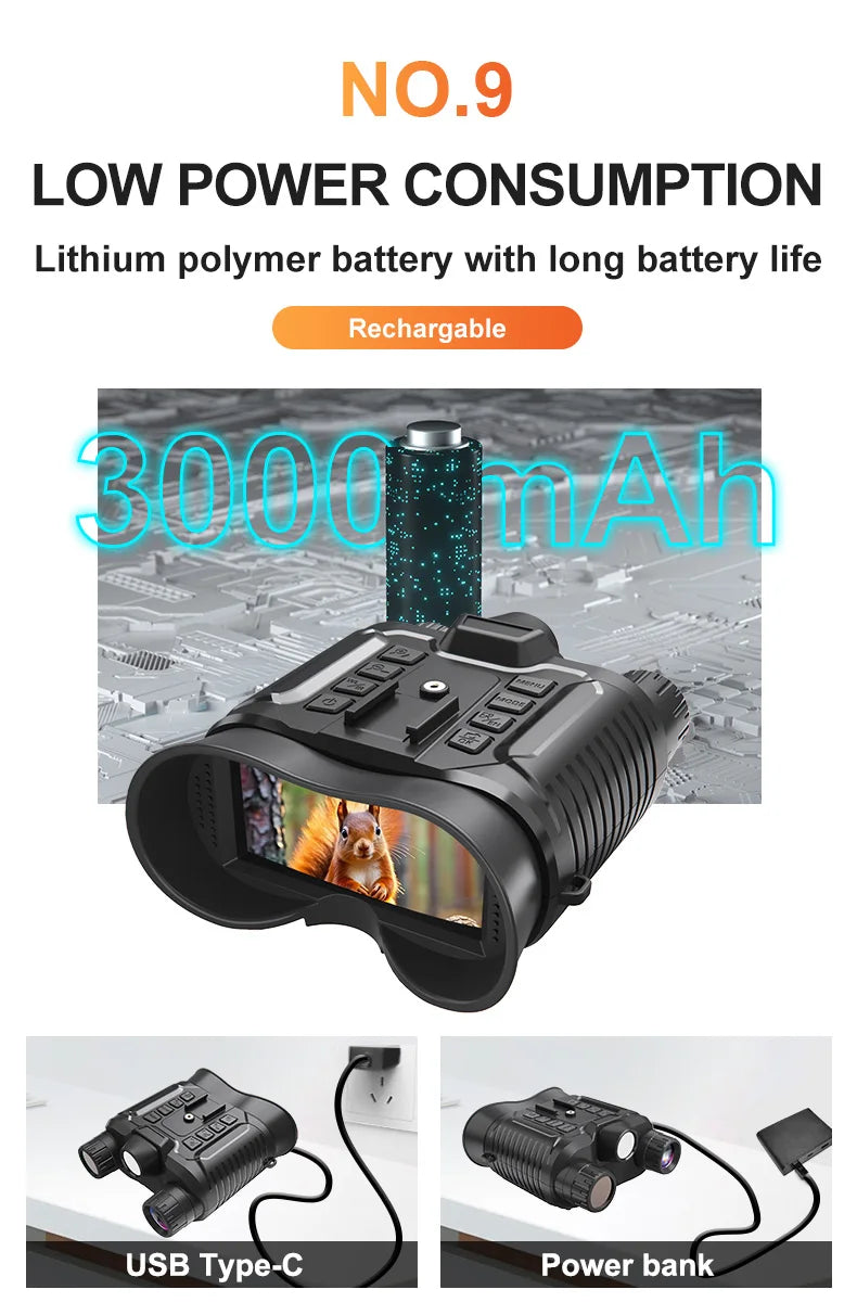 New 4K UHD Helmet Mounted Night Vision Binoculars 36MP Head Mounted Tactical 400M Hunting Infrared Digital NVG Goggles NV8161