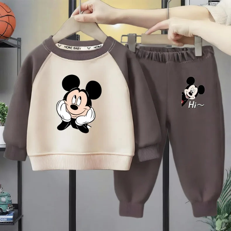 Boys Girls Long Sleeved Sweatshirts Sets Spring Autumn Chidren's Clothing Sets Baby Kids Casual Sweatshirt Set New Tracksuit