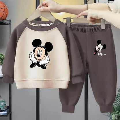 Boys Girls Long Sleeved Sweatshirts Sets Spring Autumn Chidren's Clothing Sets Baby Kids Casual Sweatshirt Set New Tracksuit