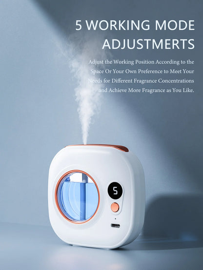 Rechargeable automatic aroma diffuser, essential oil diffuser, aroma essential oil, hotel bathroom aroma machine gift