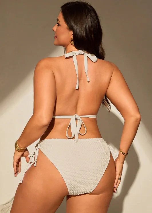 L-4XL Plus Size High Waist Bikini Women's Push Up Large Size 3XL 4XL Swimsuit Summer Mujer Tummy Control Swimwear Bikini Sets