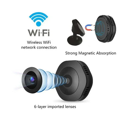 4K HD Mini Wireless Camera Portable Cam Invisible Night Version Camcorder Wifi Remote Monitor Video Voice Recorder Cameras 2026