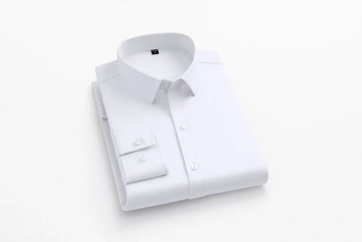 Men's long sleeved elastic shirt, non ironing business dress, professional work attire, stand up collar shirt  men shirts