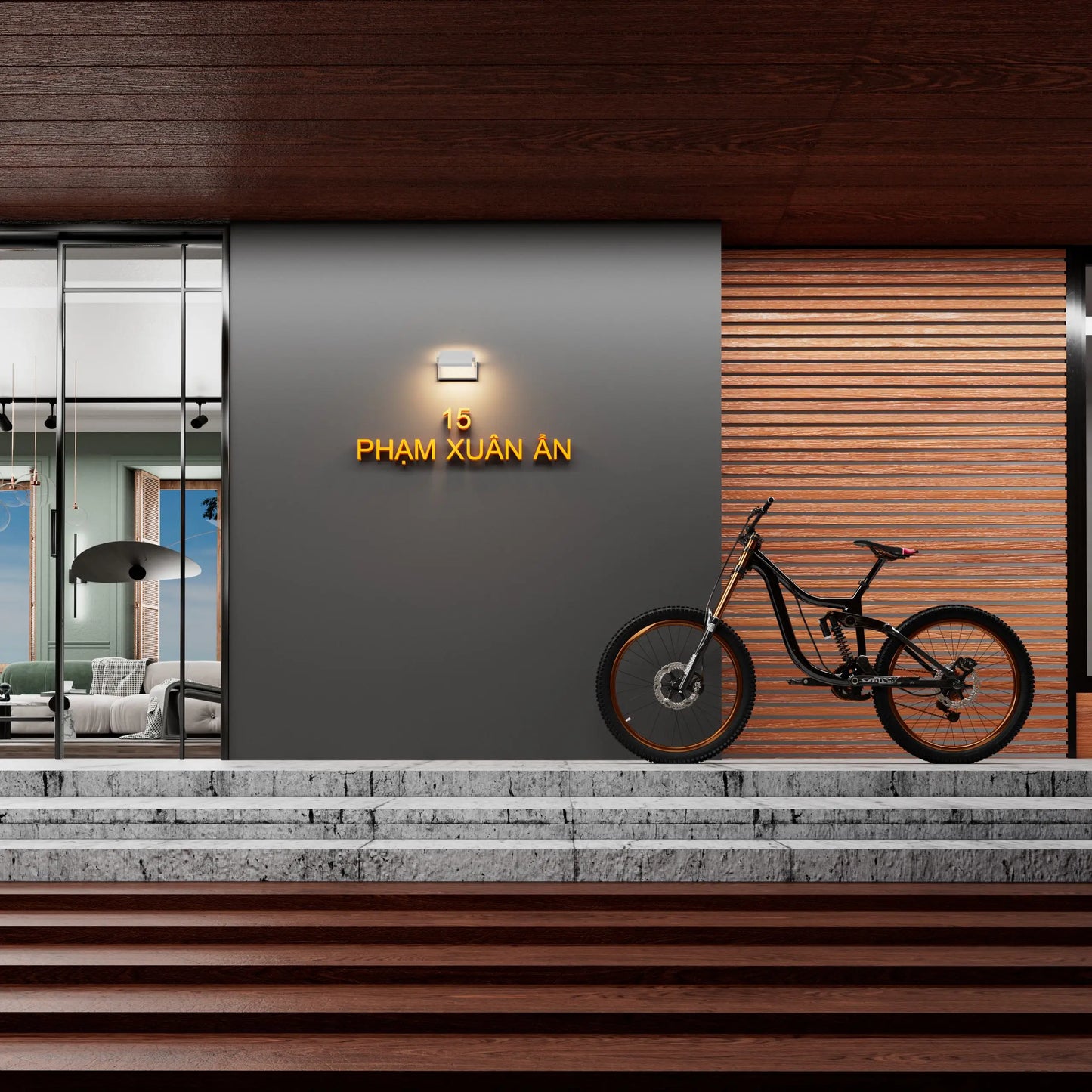 Utomhuslampa Aluminium IP65 – 24W Vridbar LED-panel, Varmvit 3000K, Trädgård & Entré