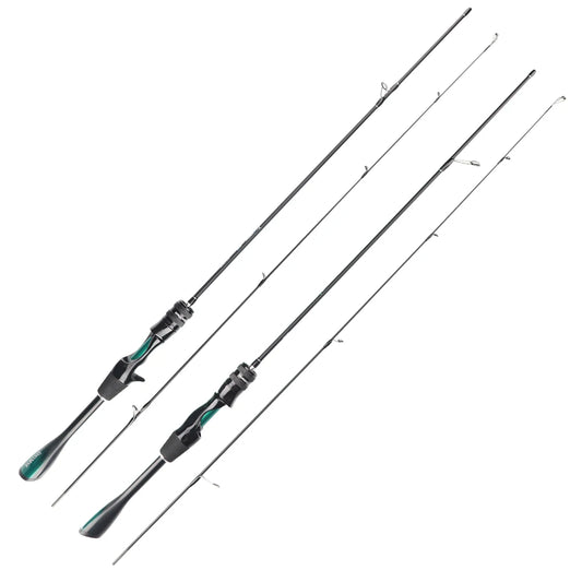 FISHINGFANS ORCA Ultralätt Fiskespö UL – Solid Tip, Avsmalnande Handtag, Spinning och Casting för Öring