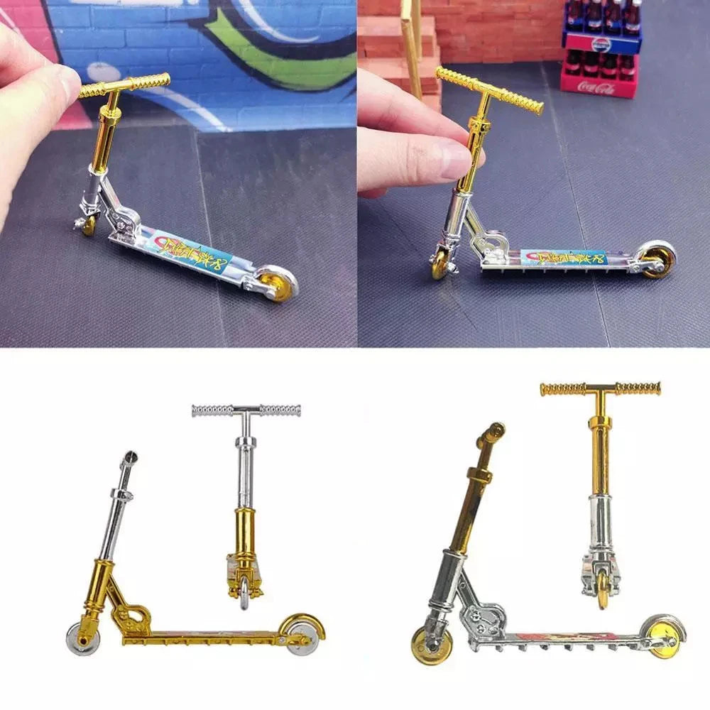 Fingerscooter för fingertrick – mini-scooter i plast, 1-pack