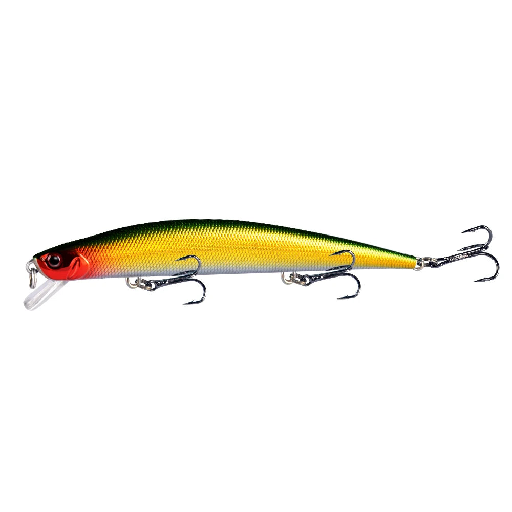 1pcs Fishing Lures 12.5cm/12g Minnow Lure Rattling High Quality Hard Bait Crankbait Wobbler Fishing Tackle Leurre Peche For Pike