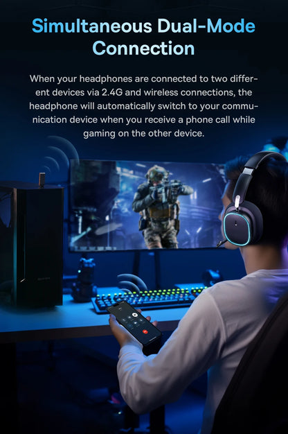 Baseus GH02 Trådlösa Gaminghörlurar med Mikrofon