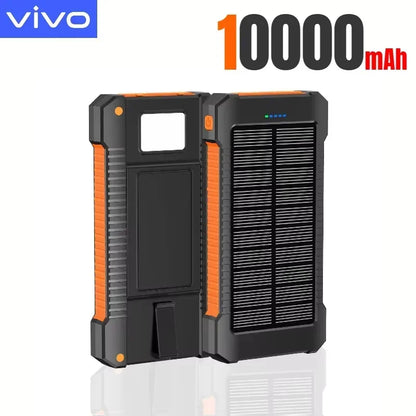 VIVO 500000mAh Solar Power Bank Super Fast Charge Powerbank Outdoor Portable External Battery for iPhone Huawei Samsung 2026New