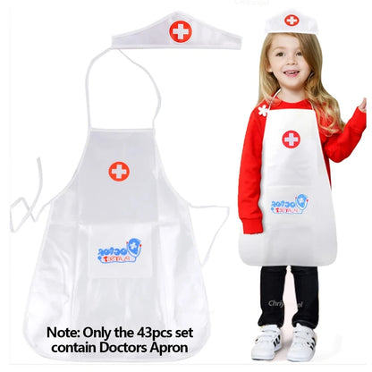 Doctor Toys for Kids 43/40/31PCS  Role Play Kit Medical Toys Hospital Nurse Dentist Educational Toy Gift for Boys Girls