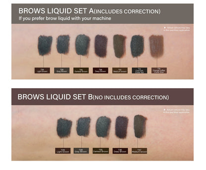 FAMISOO 5ML Permanent Makeup Pigment Tattoo Lips Tattoo Inks Eyebrows Eyeliners Pigments Microblading Pigment Tattoo Pigments