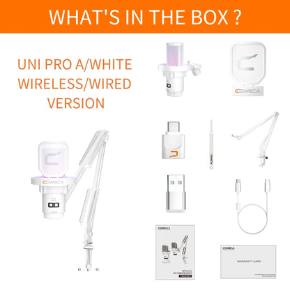 Ejoy Uni Pro wireless gaming microphone for streaming,recording, podcast, youtube. Compatible with Mac OS, PS4/ 5