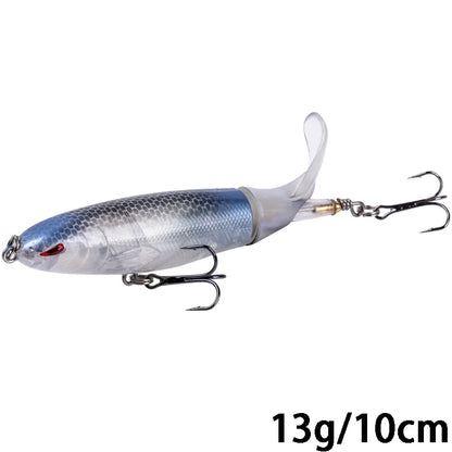 Goture Whopper Popper 10cm/11cm/14cm Topwater FIshing Lure Blowups Pike Baits Rotating Tail Fishing Tackle Crankbait Wobblers