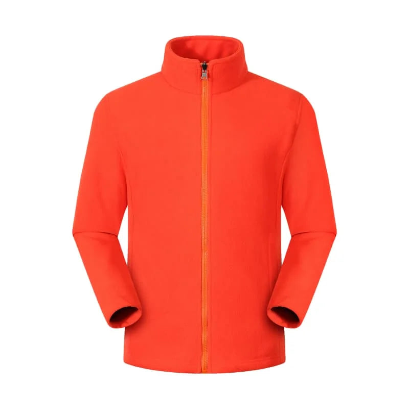 Custom Men Women's Fleece Thermal Hiking Jacket Outdoor Sports Climbing Trekking Camping Windbreaker Warm Coat For Men ﻿