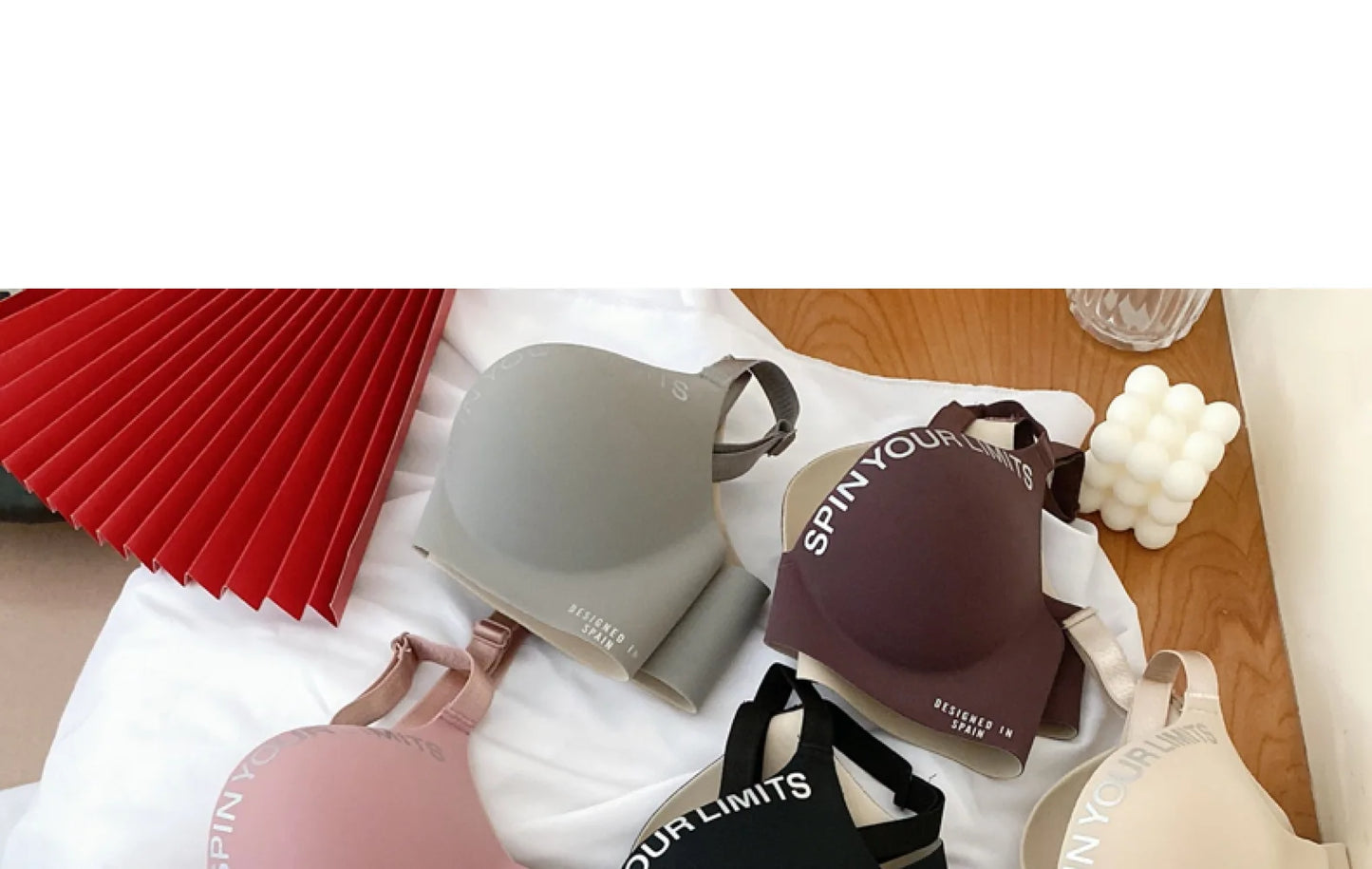 Dam Sömlös Blomtryckt BH – Push-up Trådlös Samlande Bralette 2026, 8 Färger S–XXL