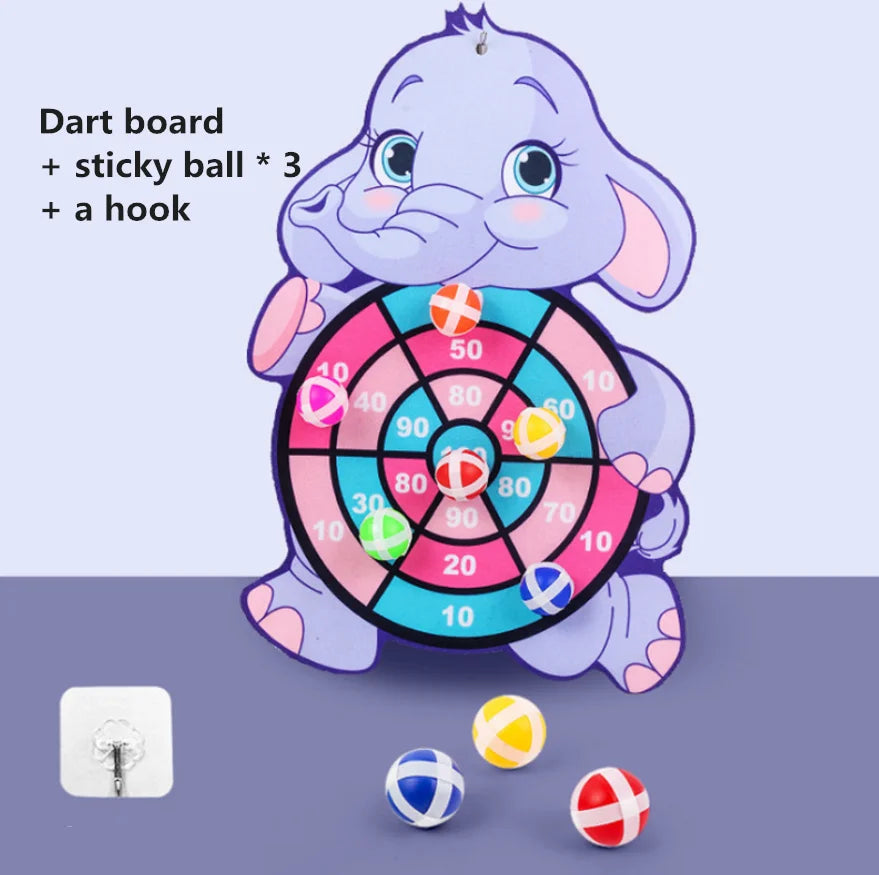 Klisterboll Dartspel Barn – Djurtema Montessori Interaktiv Familjlek CE-märkt 2–4 År C00210 2026