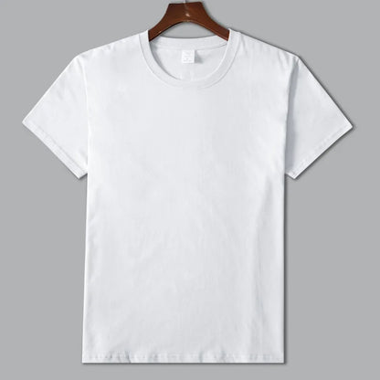 MRMT 2026 Brand New Man's 220g Pure Cotton T Shirt Men Man Solid Color Short Sleeved Combed Cotton Round Neck Thickening