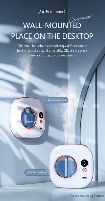 Rechargeable automatic aroma diffuser, essential oil diffuser, aroma essential oil, hotel bathroom aroma machine gift