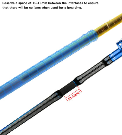 BIUTIFU Casting Spinning Lure Fishing Rods 1.68m 1.98m 2.1m 2.28m 2.4m 2.7m 3.0m 3.3m 2 Tips Baitcasting 3-80g Ultralight Fast Carbon Pole with Rod Tube Backpack For Seabass Bass Trout Pike