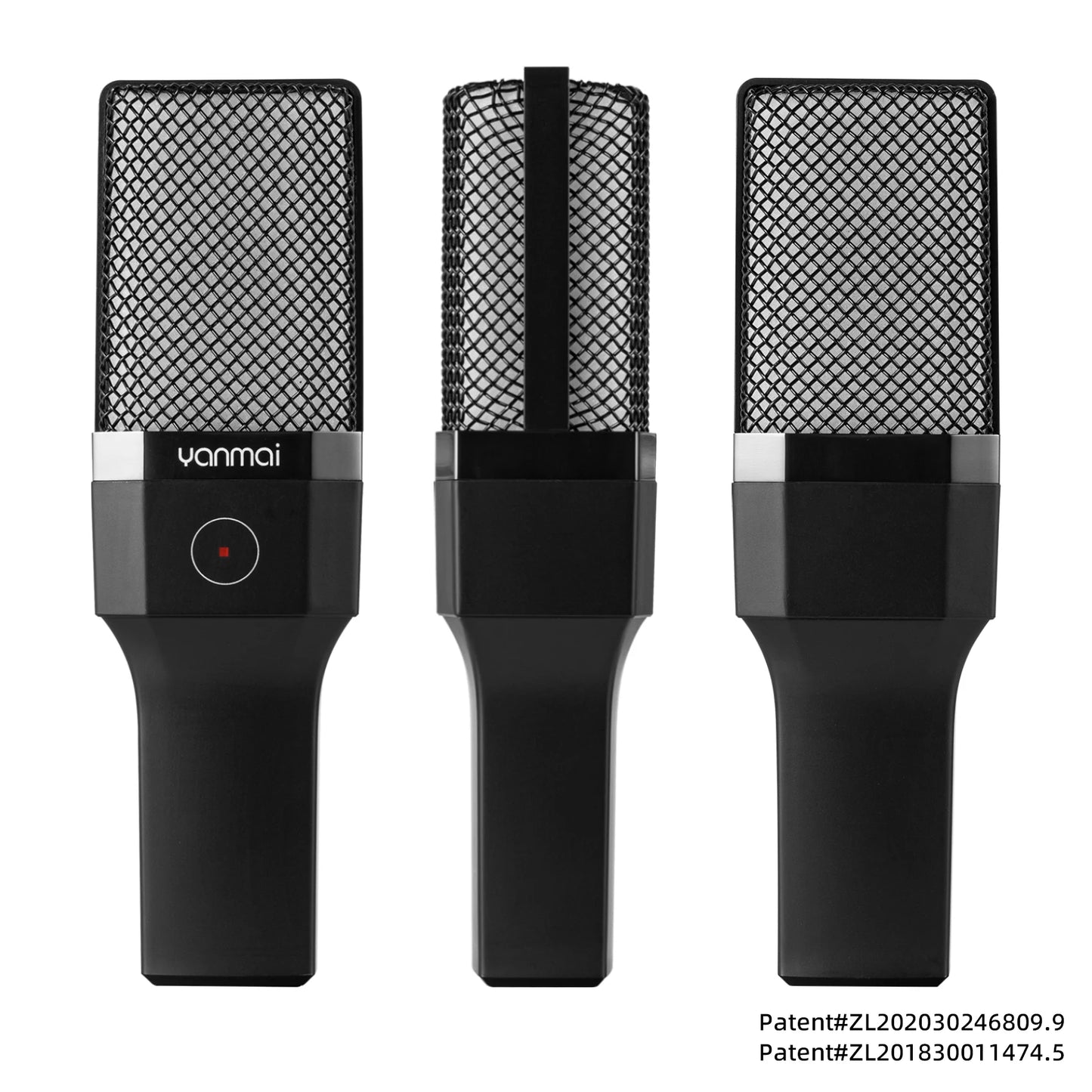 Gaming Microphone Professional Condenser Mic PC Laptop Computer Mike RGB USB Wired Studio Streaming Podcast Gamer Karaoke PC Kit