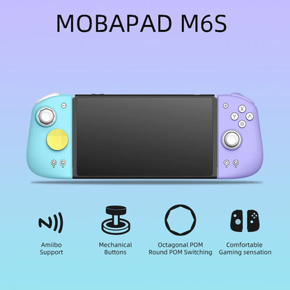 MOBAPAD M6s Gemini Bluetooth Wireless Game Controller with Sensing Joystick Gamepad for Nintendo Switch / Switch OLED